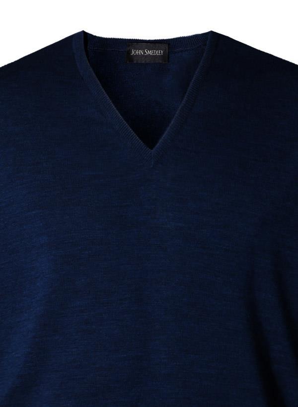 John Smedley V-Pullover Bobby navy Image 2