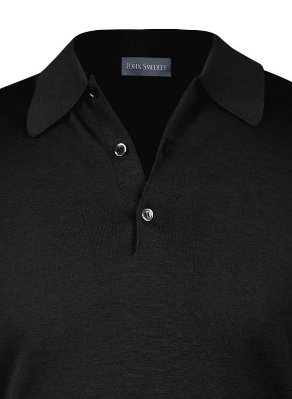 John Smedley Polo Pullover Dorset black Image 1