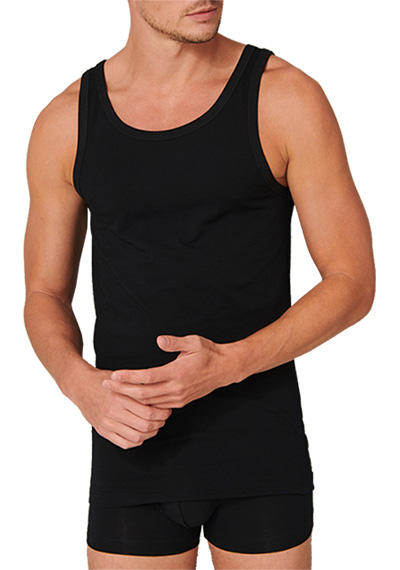 Schiesser Jungen Tank Top – Cooles Basic-Unterhemd In Blauschwarz