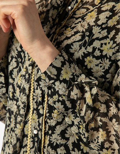 Freebird Damen Kleid Celeste/yellow Image 2