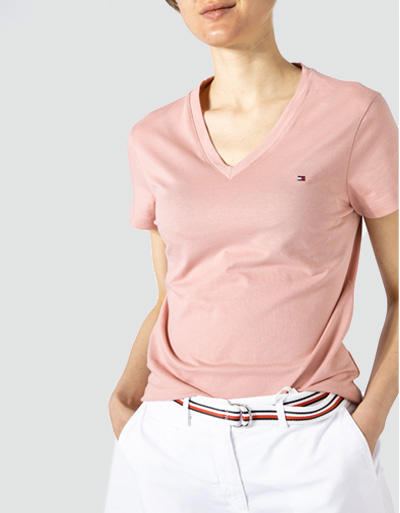 Tommy Hilfiger Damen T-Shirt WW0WW27736/TQS Image 1