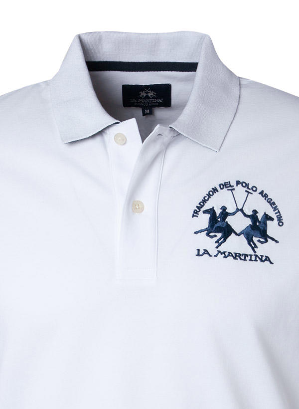 LA MARTINA, Polo-Shirt, weiß