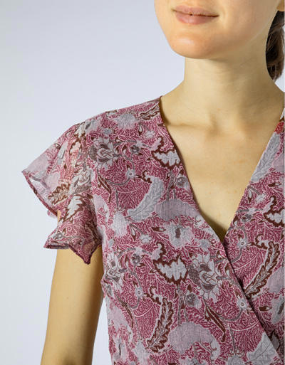 Freebird Damen Kleid Rosy Midi/burgundy Image 1