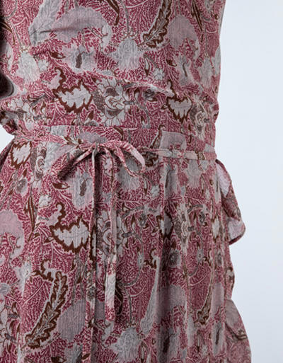 Freebird Damen Kleid Rosy Midi/burgundy Image 2