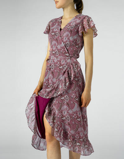Freebird Damen Kleid Rosy Midi/burgundy Image 6