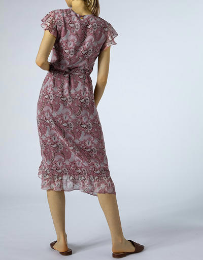 Freebird Damen Kleid Rosy Midi/burgundy Image 7