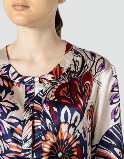 joyce & girls Damen Kleid 1023/bouquet blue Image 1