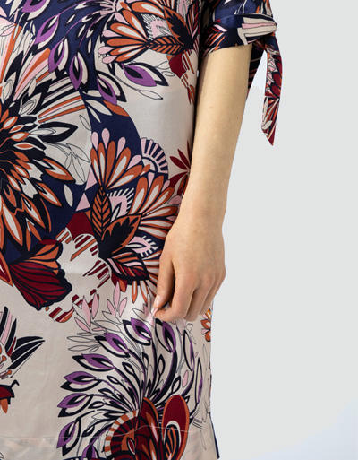 joyce & girls Damen Kleid 1023/bouquet blue Image 2