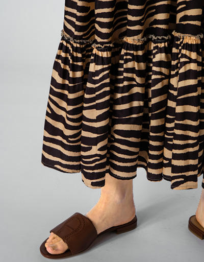 joyce & girls Damen Kleid 1045/zebra brown Image 5
