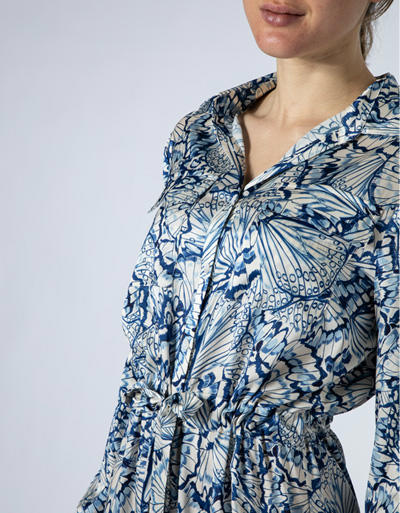 joyce & girls Damen Kleid 1042/butterfly blue Image 1