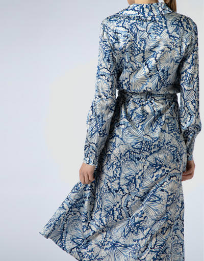joyce & girls Damen Kleid 1042/butterfly blue Image 4