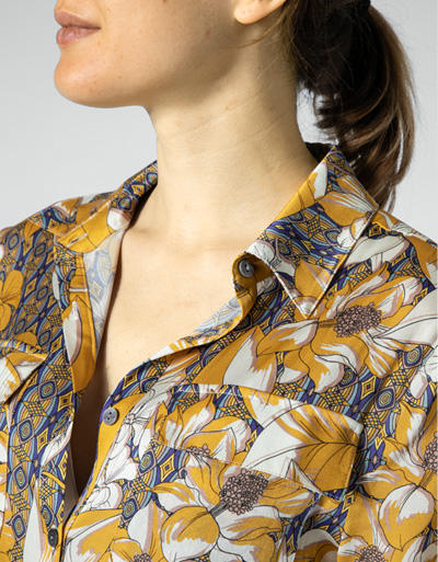 joyce & girls Damen Kleid 1042/jungle yellow Image 1