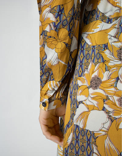 joyce & girls Damen Kleid 1042/jungle yellow Image 3