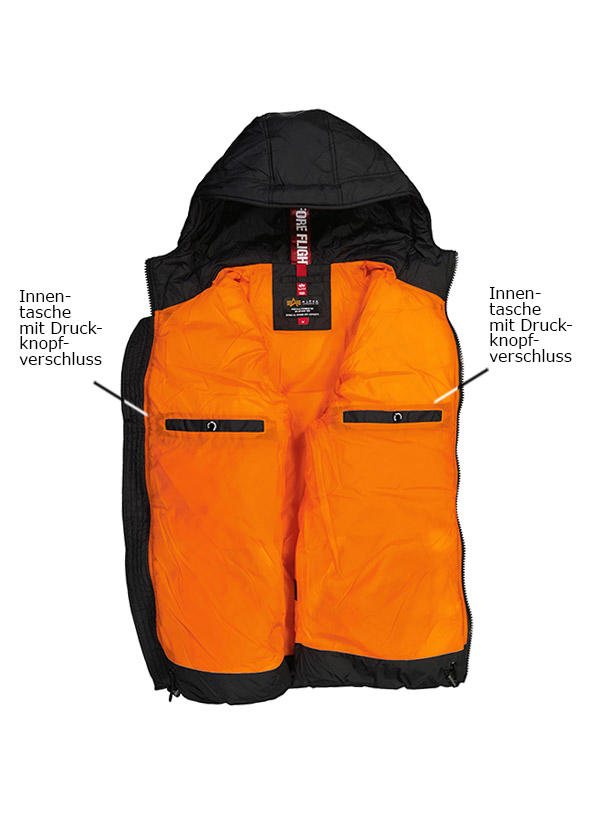 ALPHA INDUSTRIES Jacke Hooded Puffer 118113/03 Image 2
