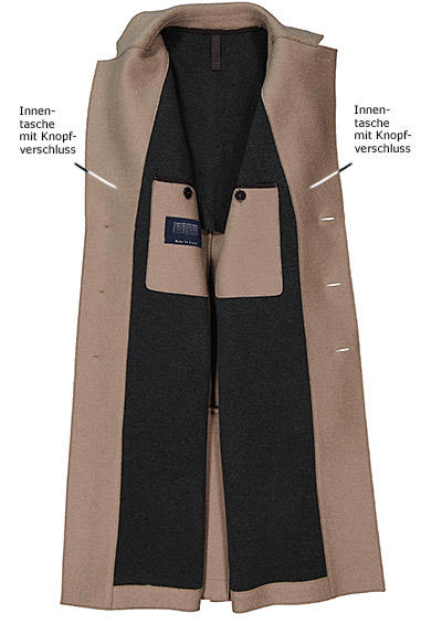 Harris Wharf London Mantel C9123MLK-Y/423 | herrenausstatter.de  