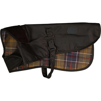 Barbour Mat Wax Dog Coat olive DCO0003OL71 Image 1