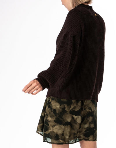 Freebird Damen Pullover Naava/dunkelbraun Image 1
