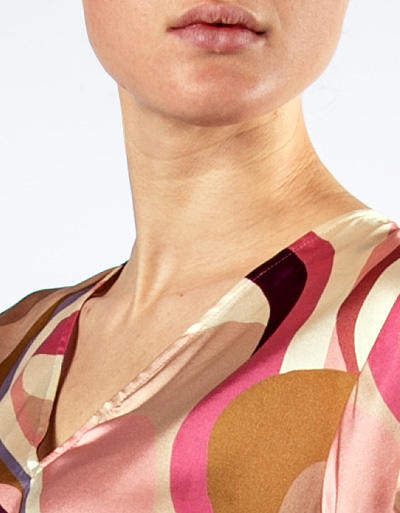 joyce & girls Damen Kleid 1042/popart beige Image 2