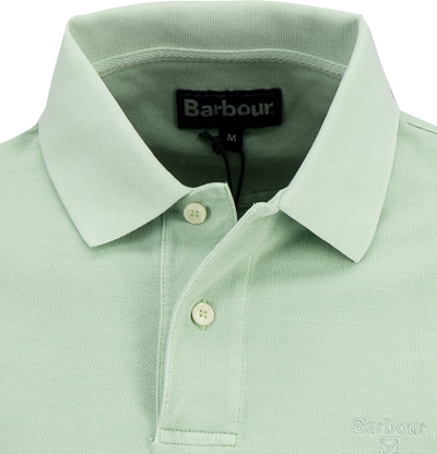 Barbour Polo-Shirt Washed Sports green MML1127GN45Diashow-2