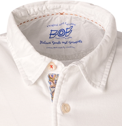 BOB Polo-Shirt MILK R00010/whiteDiashow-2