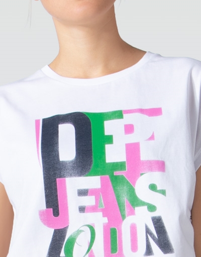 Pepe Jeans Damen T-Shirt Peachy PL505221/800Diashow-3