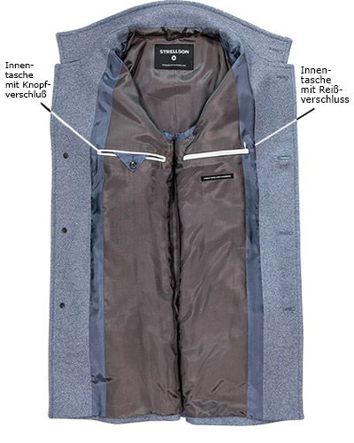 Strellson Mantel Finchley 30039144/447 | herrenausstatter.de  