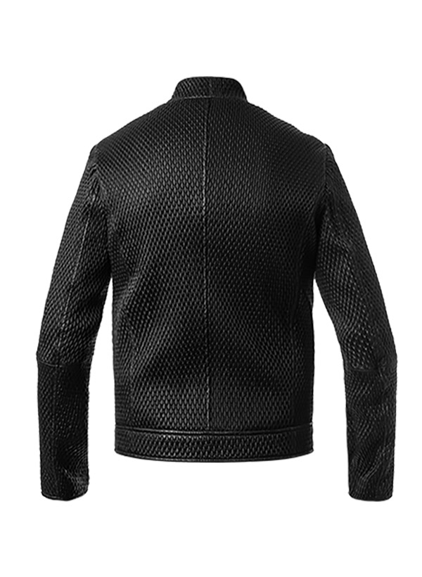 Leather jacket online mens armani
