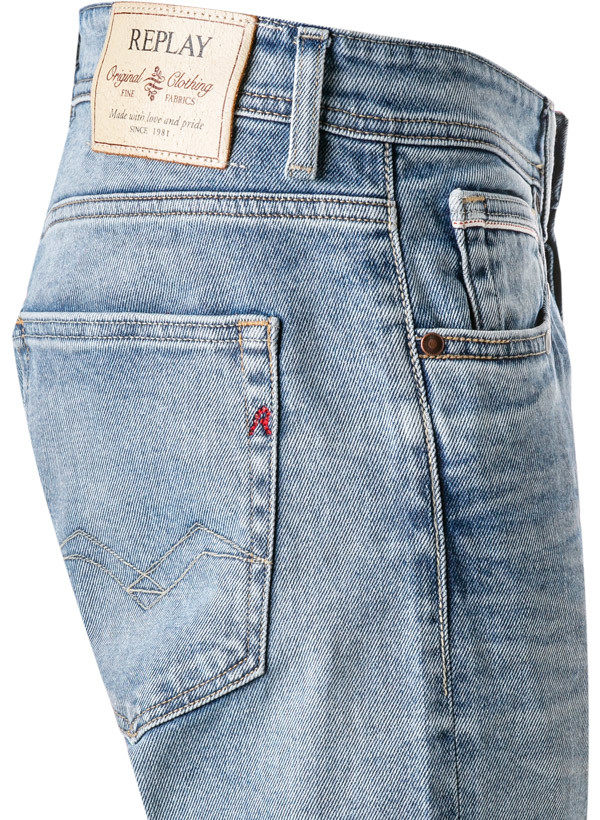 Neue Replay Herrenjeans MA972 573 324 009 Grover , Blau , Straight Fit