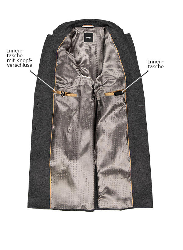 BOSS Black Mantel Hyde 50502327/030 | herrenausstatter.de 