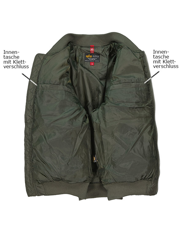 ALPHA INDUSTRIES Bomber MA-1 Puffer 138116/142 Image 2