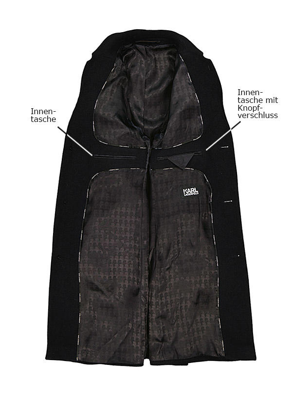 KARL LAGERFELD Mantel 455710/0/534798/990 | herrenausstatter.de 
