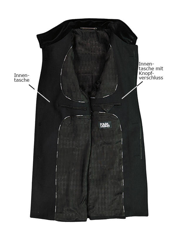 KARL LAGERFELD Mantel 455713/0/534799/990 | herrenausstatter.de 