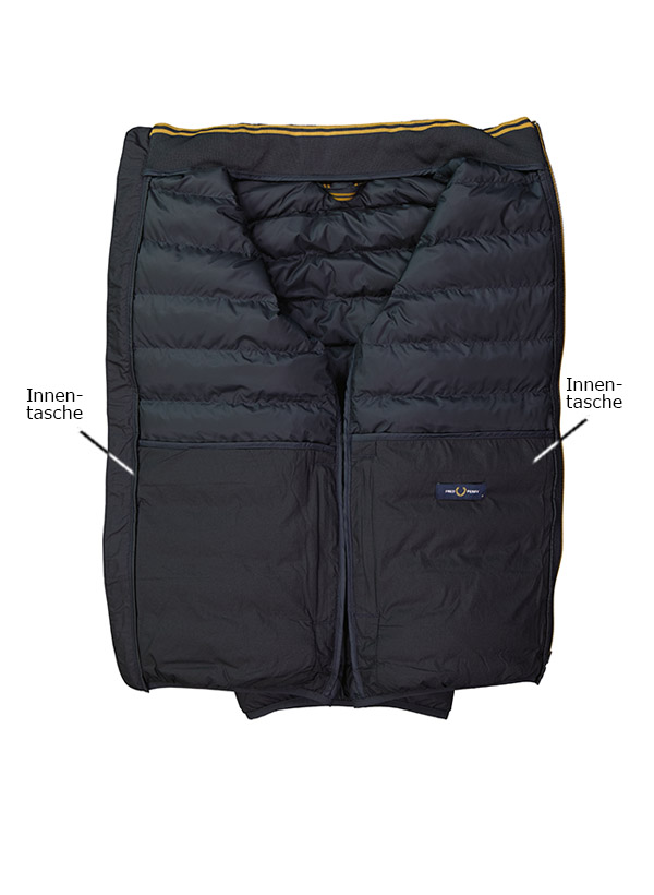 Thumbnail - Fred Perry Herren Jacken blau unifarben