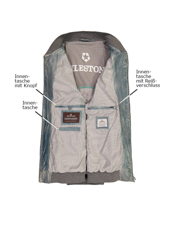 MILESTONE Lederjacke Navelli 411003/60295/34 | milestone.de  