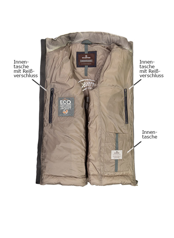 MILESTONE Lederjacke Cavallino 411013/60305/40 | herrenausstatter