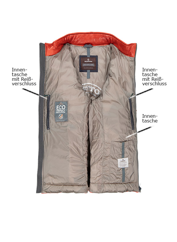 MILESTONE Lederjacke Cavallino 411013/60305/34 | herrenausstatter 