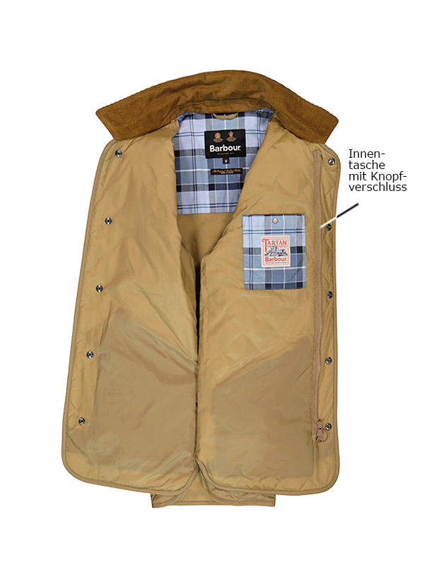 Barbour Jacke Mod Chelsea sand MQU1770BE32 | herrenausstatter.de 