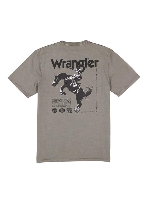 Wrangler T-Shirt Graphic tee gun metal 112351232 Image 1