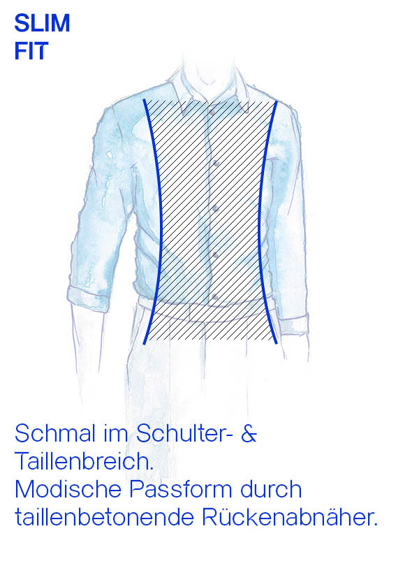 Thumbnail - ETON Herren Hemd weiß Slim Fit