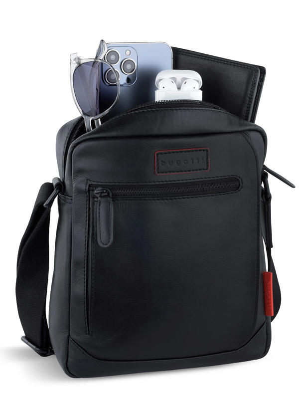 bugatti Clark Schultertasche schwarz 49235101 Image 4
