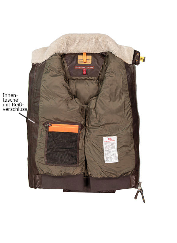 PARAJUMPERS Lederjacke PMJKLE03/0357 Image 2