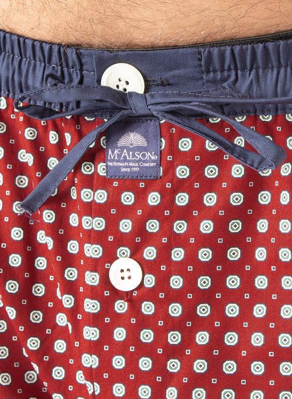 MC ALSON Pyjamahose P5021/rot Image 1