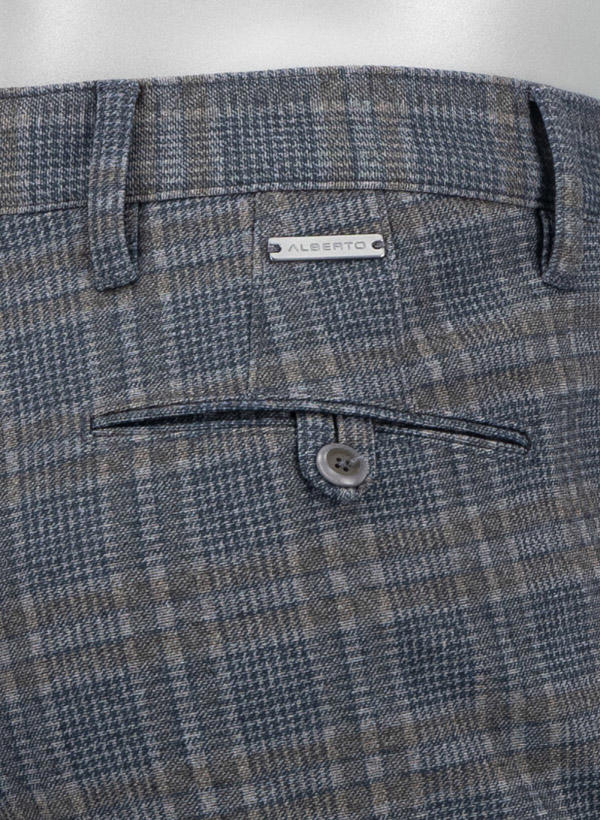 Alberto Slim Fit Rob Jersey Check 35361242/089 Image 5