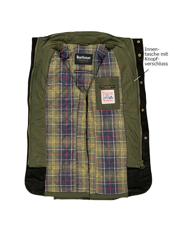 Barbour Jacke Ogston olive MWB1086OL91 Image 2
