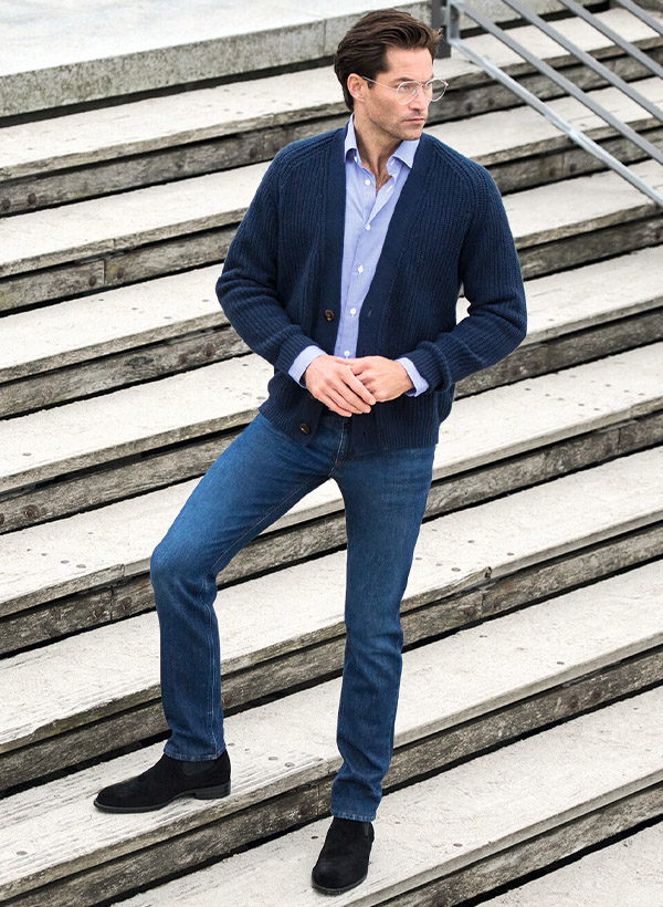 Alberto Regular Fit Lou Cashmere Den. 50271292/840 Image 6