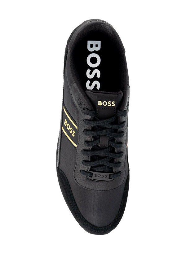 Black boss shoes clearance