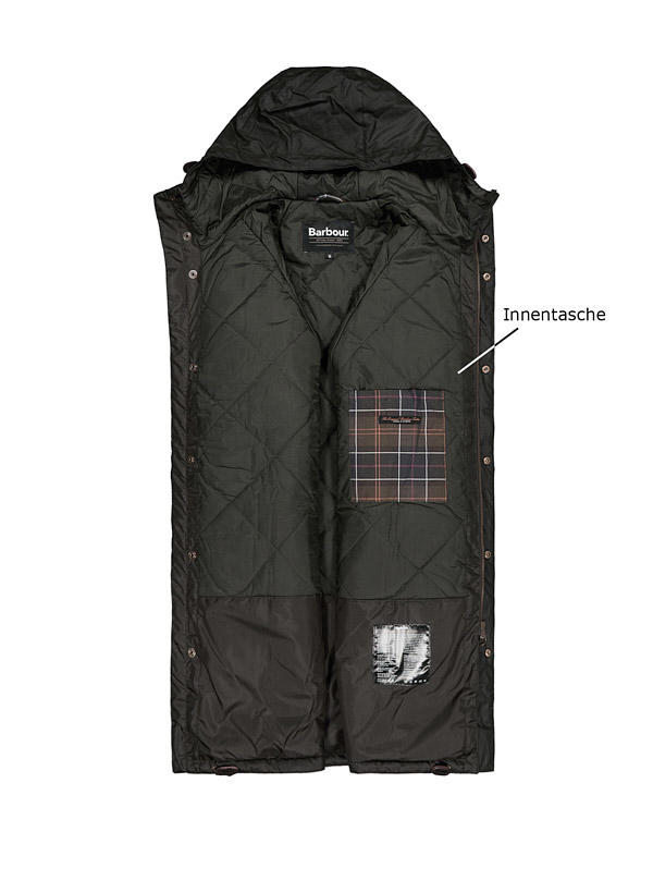 Barbour Wint Wax Parka fern MWX2352OL52 Image 2