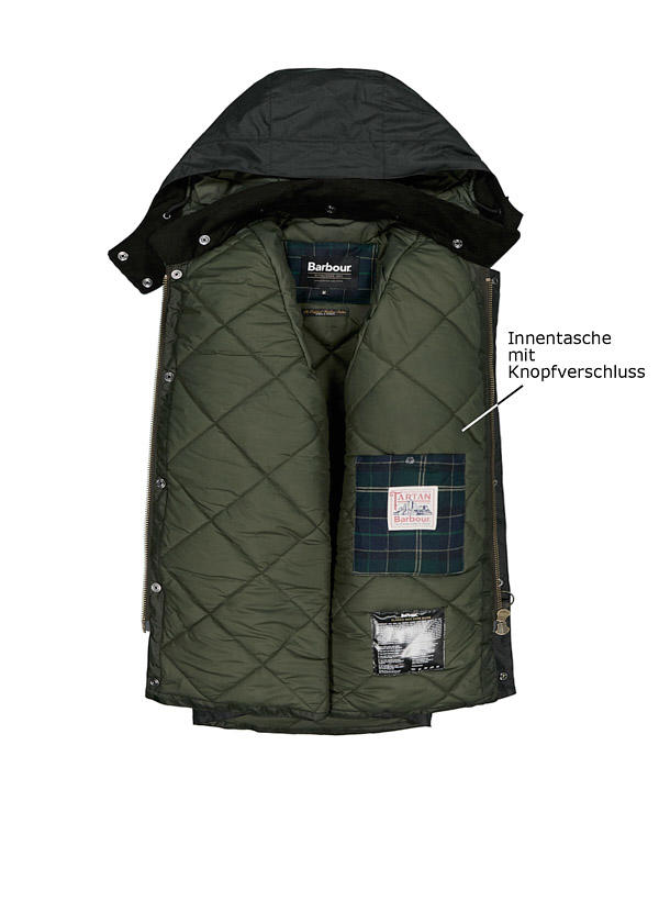 Barbour Jacke Mod Beaufort sage MWX2347SG51 Image 2