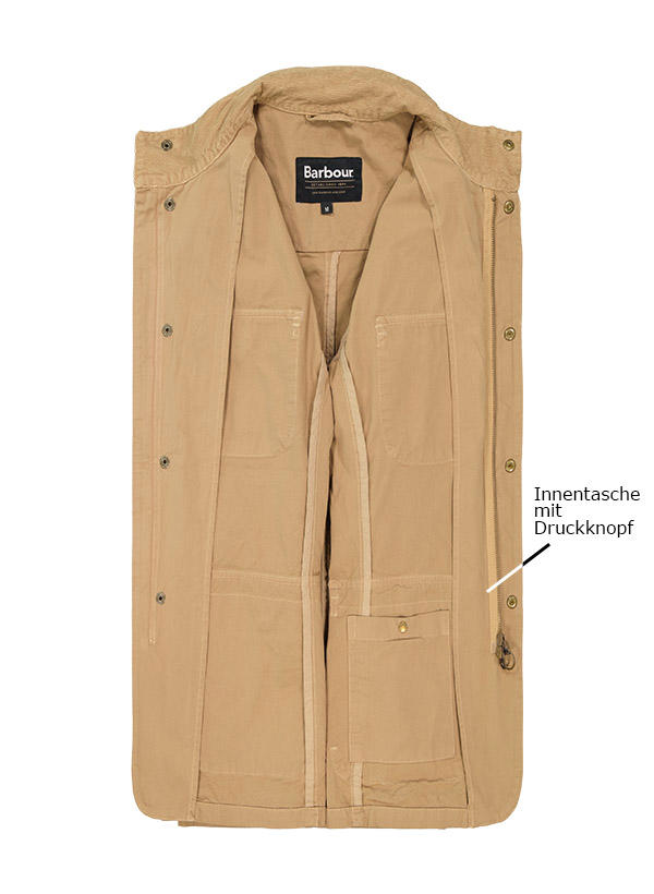 Barbour Jacke Casual Ogston stone MCA1039BE31 Image 2