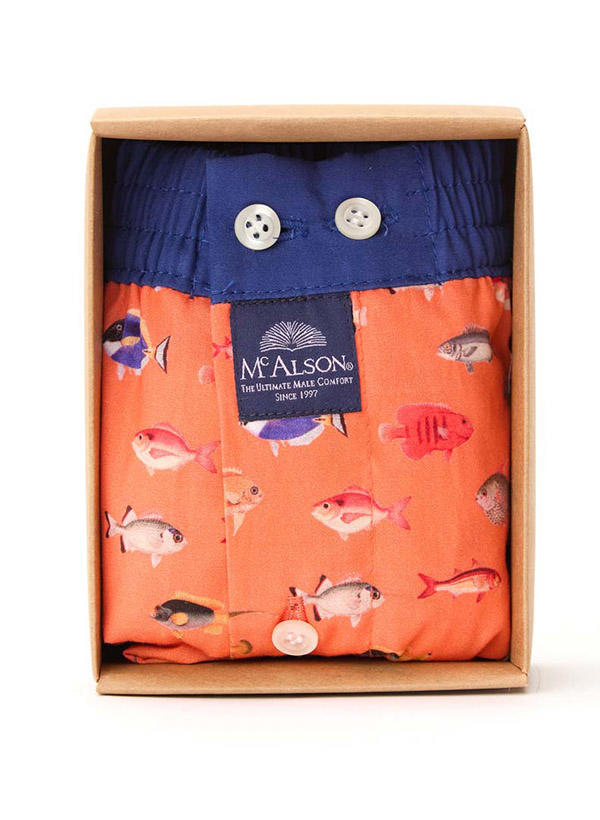 MC ALSON Boxershorts 5136/orange Image 1